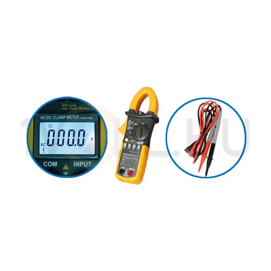 Lakatfogó V-A-Ohm-µF-Hz LCD digitális 0,01-400A-max./DC 0,01-400A-max./AC 2101 SMA - SMA2101