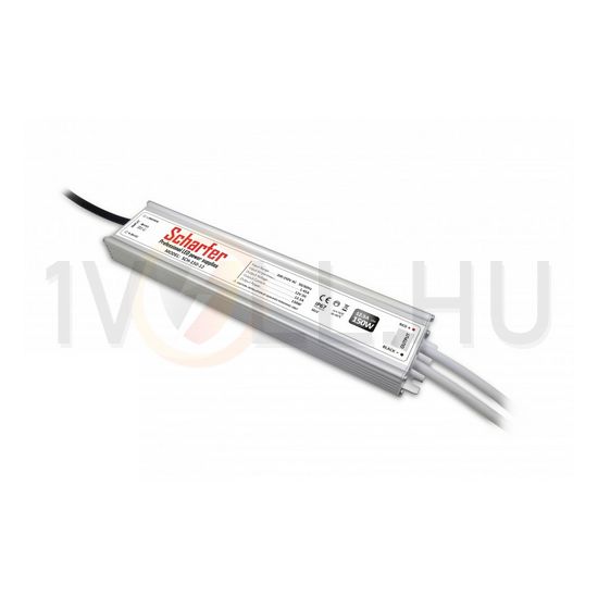 LED előtét állandó áramú 150W 24V 6250mA fém tokozás-ház IP67 Scharfer - SCH-150-24