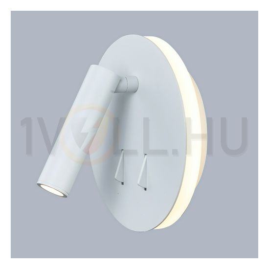 LED fali szpot lámpatest falonkívüli 2x 4.5W 220-240V AC 750lm 3000K IP20 Nemo ITALUX - SP.7348-02A-WH