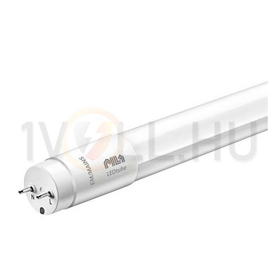 LED fénycső 1,2m cső T8 16W- G13 1600lm 840 222-240V AC 20000h 4000K PILA LEDtube Philips - 929003131132