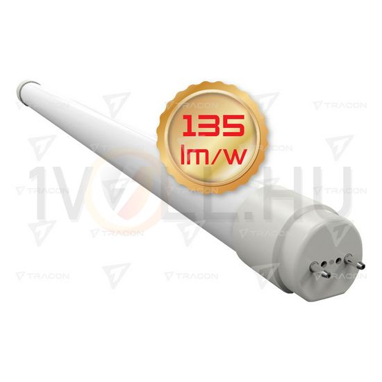 LED fénycső 1,5m cső T8 22W- 58W G13 2900lm 830 220-240V AC 25000h 200° 3000K TRACON - LT8GH15022CW