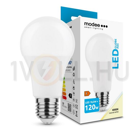 LED lámpa A60 körte A 18,5W- 120W E27 1900lm 840 220-240V AC 25000h 270° 4000K Modee - ML-G4000K18,5WE27