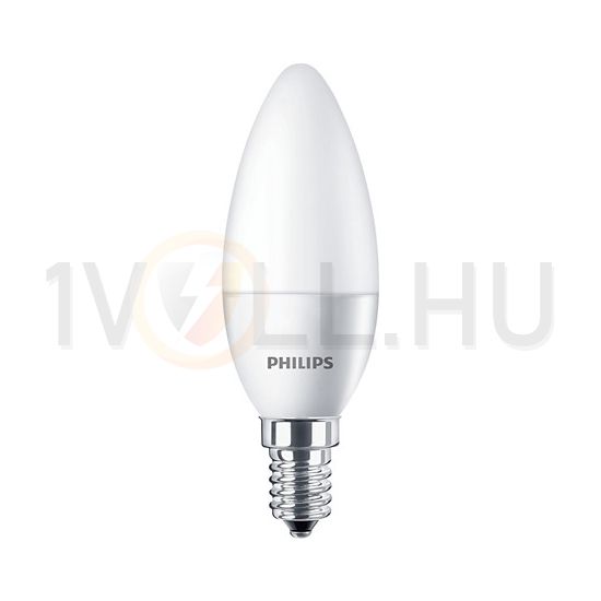 LED lámpa B35 gyertya 4W- 25W E14 250lm 827 220-240V AC 15000h 2700K CorePro LEDcandle Philips - 929001157402