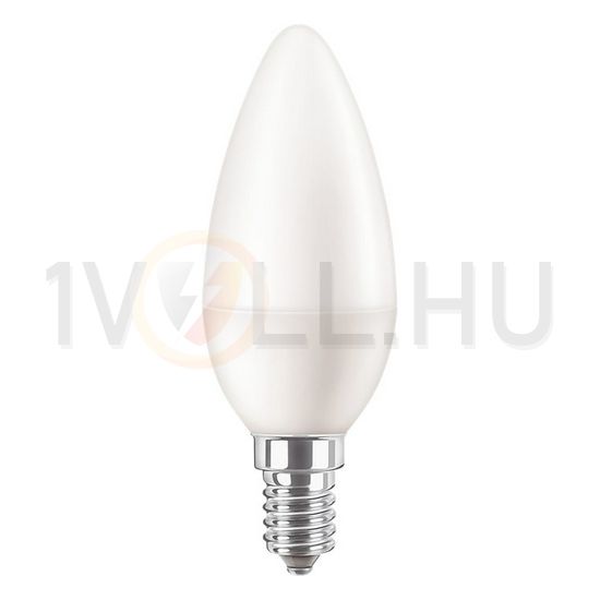 LED lámpa B38 gyertya 7W- 60W E14 806lm 840 220-240V AC 15000h 4000K CorePro LEDcandle Philips - 929002972702
