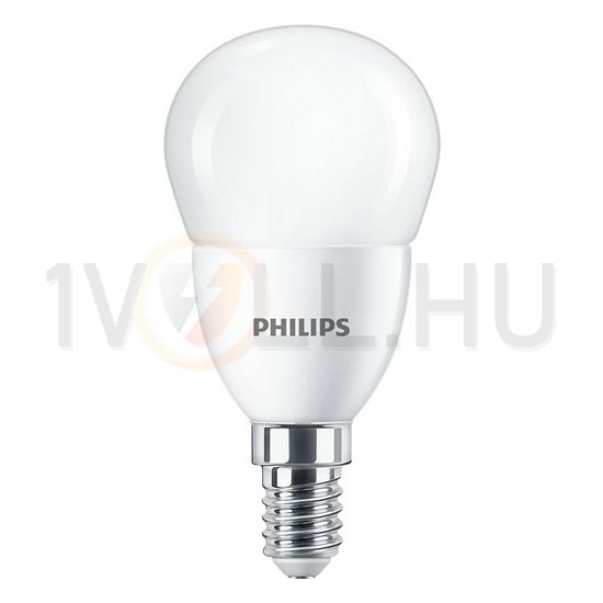 LED lámpa P48 kisgömb 7W- 60W E14 806lm 840 220-240V AC 15000h 4000K CorePro LEDluster Philips - 929002973302