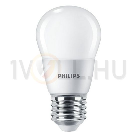 LED lámpa P48 kisgömb 7W- 60W E27 806lm 27 220-240V AC 15000h 2700K CorePro LEDlustre Philips - 929002973002