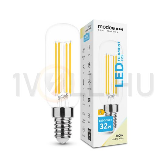 LED lámpa stick T25 filament 3,5W- 32W E14 350lm 840 220-240V AC 35000h 360° 4000K Modee - ML-T25F4000K3,5WE14