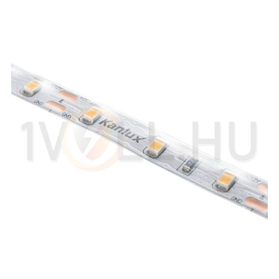 LED szalag kültéri (5m) öntapadó 11W/m 800lm/m fehér-fényű 12V DC L60 11W/M 12 IP65-NW KANLUX - 33309