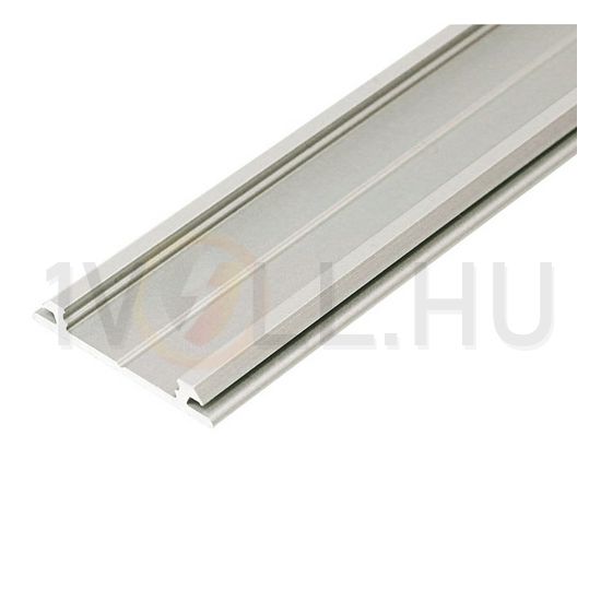 LED szalag profil alumínium 20x3,3x2000mm  PROFILO H 2M KANLUX - 26561