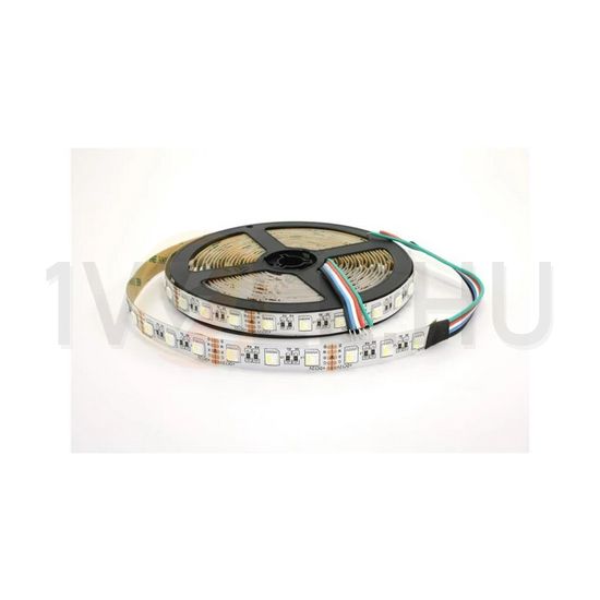 LED szalag RGBW beltéri 12V DC 12W/60LED(5050)/m RGBW színváltós+natural white nyákos - CLE15629NW