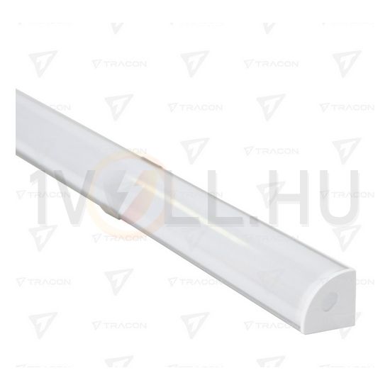 LED szalag sarokprofil alumínium15x15x2000mm 10/12mm-szalaghoz  TRACON - LEDSZPC2