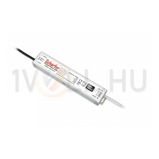 LED előtét állandó áramú 100W 12V 5000mA fém tokozás-ház IP67 Scharfer - SCH-100-12