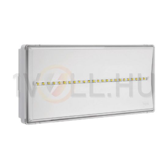 LED vészvilágító állandó/készenléti 0,5Ah 11W 230V AC 1h-szigetüzem fali Pratica Modula Beghelli - 18500A