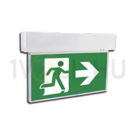 LED vészvilágító állandó/készenléti +piktogram 5.5W 220-240V AC MLX JM210LED HUNILUX - HL0016603