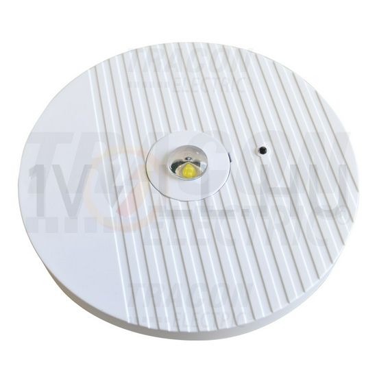 LED vészvilágító készenléti cserélhető lencsével 3W 230V AC 3h-szigetüzem beépíthető IP20 TRACON - TLBVM3W