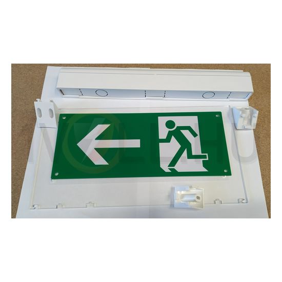 LED vészvilágító készenléti piktogramkészlettel 230V AC 1h-szigetüzem IP20 SIGNAL SGE-K NORMALUX - SIGNALSGEK