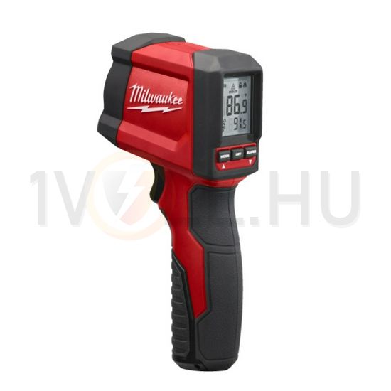 Lézeres hőmérő LCD piros 2xAA-elemmel digitális -30-400°C 2267-40 Milwaukee - 4933451906