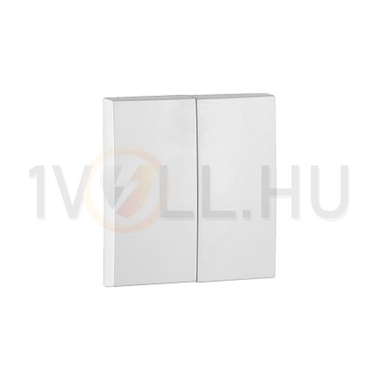 Logus90 billentyű fehér üres-jel IP20 műanyag matt Elko EP - 90611TBR