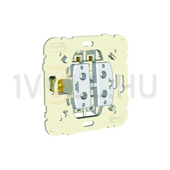 Logus90 105 2x1P csillárkapcsoló betét adapterrel süllyesztett rugós 2- billentyű/gomb Elko EP - 21061
