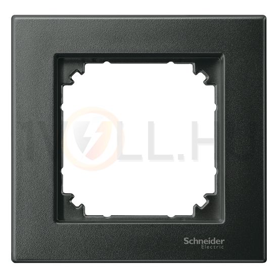 M-Plan keret 1-es vízszintes és függőleges műanyag antracit kezeletlen matt Schneider - MTN486114