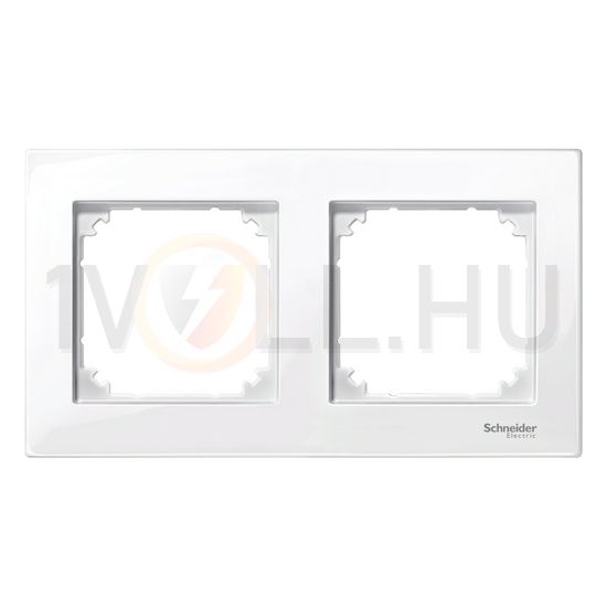 M-Plan keret aktív fehér, antibakteriális 2-es vízszintes és függőleges műanyag fehér Schneider - MTN515225