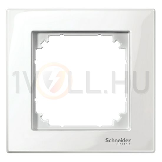 M-Plan keret polárfehér 1-es vízszintes és függőleges műanyag kezeletlen fényes Schneider - MTN515119