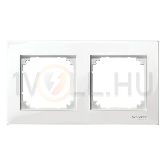 M-Plan keret polárfehér 2-es vízszintes és függőleges műanyag kezeletlen fényes Schneider - MTN515219