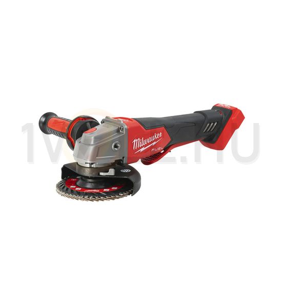 Akkus sarokcsiszoló akku és töltő nélkül +koffer 18V 115mm-lapátmérő M18FSAGV115XPDB-0X Milwaukee - 4933478773