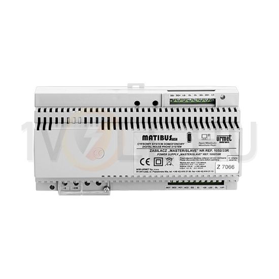 Kaputelefon tápegység 20VA Matibus Master-Slave-hez Matibus SE MIWI - 1052/33R