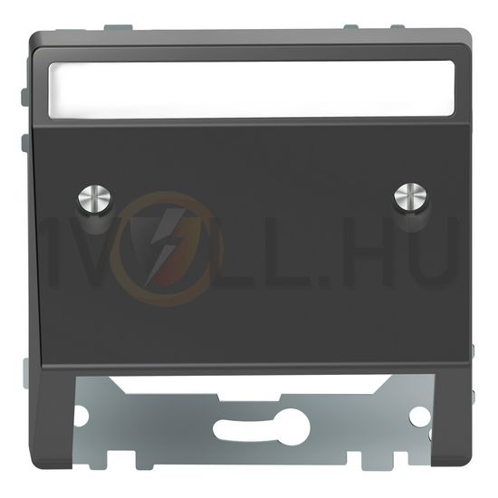 Merten D-Life adapterkeret kommunikációs csatlakozóhoz műanyag antracit címketartóval Schneider - MTN4540-6034