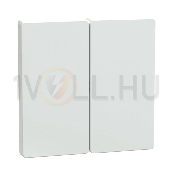Merten D-Life billentyű lótuszfehér fehér üres-jel IP20 műanyag fényes kapocs Schneider - MTN3400-6035