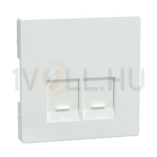 Merten D-Life fedlap 2xRJ45 adatcsatlakozóhoz műanyag Schneider - MTN4572-6035