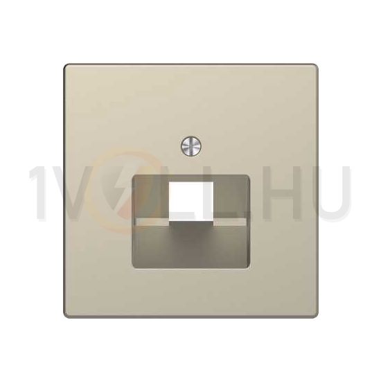 MERTEN Fedlap, 1xRJ45 aljzathoz, döntött, System-D, szahara - MTN4521-6033