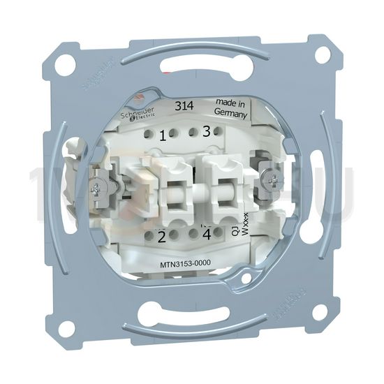 Merten N101/2 nyomó betét 2- billentyűs 1z-1ny 1P IP20 falonkívüli Schneider - MTN3153-0000