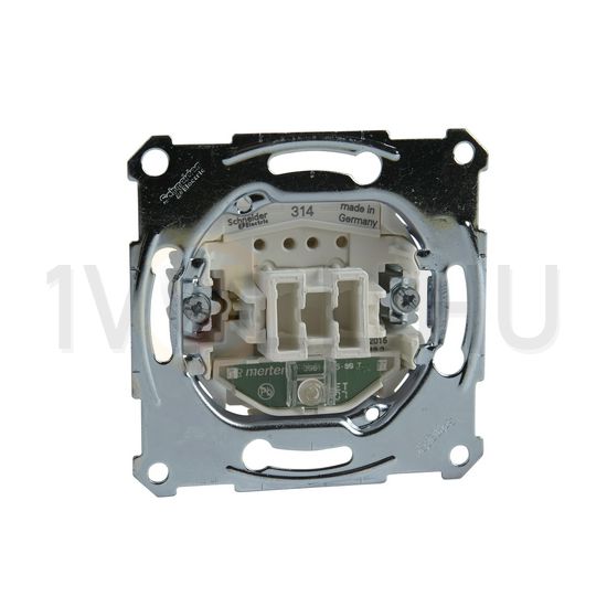 Merten N101 nyomó betét 1- billentyűs 1z 1P IP20 jelzőfény falonkívüli Schneider - MTN3560-0000