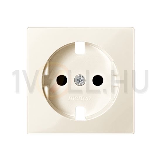 Merten-SM 162 dugalj földelt gyerekzárral krém IP20 süllyesztett Schneider - MTN2330-0344