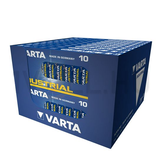 Mikro elem AAA ipari 1.5V alkáli-mangán Micro(AAA/R03) MN2400 Industrial VARTA - AAAINDUSTBU10