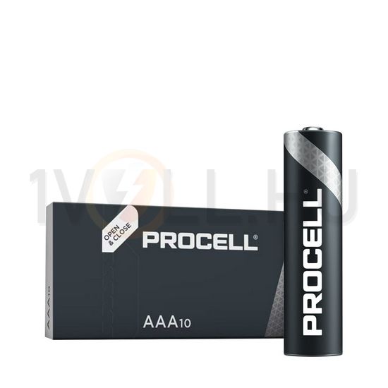 Mikro elem ipari 1.5V alkáli-mangán LR03 Micro(AAA/R03) 1.236mAh MN2400 Procell Constant DURACELL - AAAPROCP10