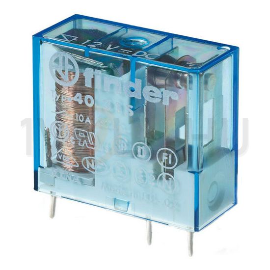 Miniatűr relé NYÁK/dugasz 10A 1-v 24VDC monostabil IP20 40.31.9.024.0000 FINDER - 403190240000