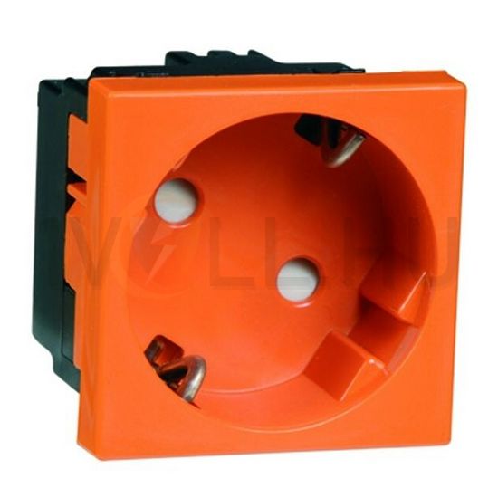 Mosaic 162 dugalj Mosaic gyerekvédős földelt narancs IP21 modultartó 6211.33 EMS Si Wi/l PEHA - 00400311