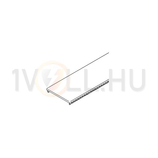 Modultakaró műanyag fehér 51mmx 220mmx ZA1 220mm ws Pollmann - 1320405