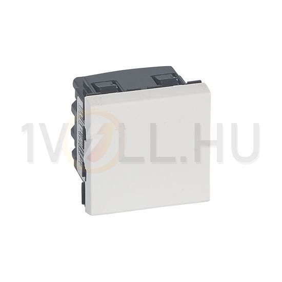 Mosaic 106 váltókapcsoló moduláris fehér modultartó csavaros IP41 1- billentyű/gomb LEGRAND - 077092
