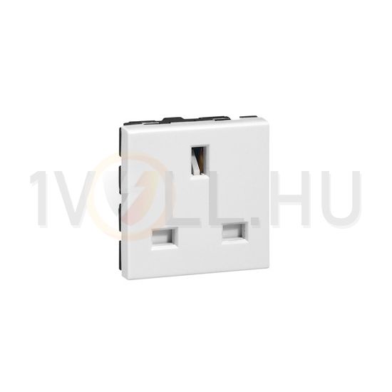 Mosaic 162 dugalj BS brit szabvány központi fedlap fehér IP41 süllyesztett csavaros LEGRAND - 077505
