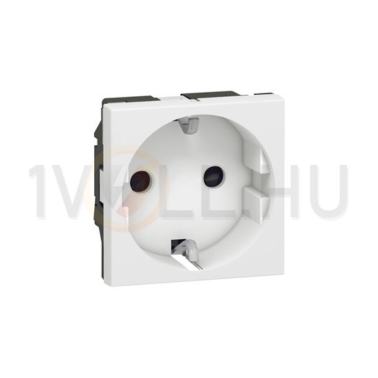 Mosaic 162 dugalj földelt központi fedlap gyerekzárral fehér IP20 modultartó LEGRAND - 077211