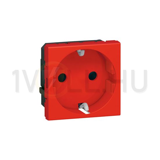 Mosaic 162 dugalj földelt központi fedlap piros IP20 modultartó szorítókapcsos LEGRAND - 077218