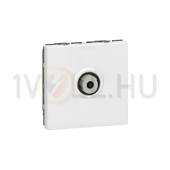 Mosaic antenna aljzat modul F TV süllyesztett fehér 1-kimenet végzáró 1dB/860MHz LEGRAND - 078780