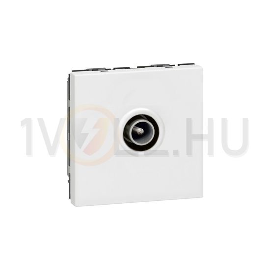 Mosaic antenna aljzat modul TV csillagpontos süllyesztett fehér 1-kimenet végzáró LEGRAND - 078782