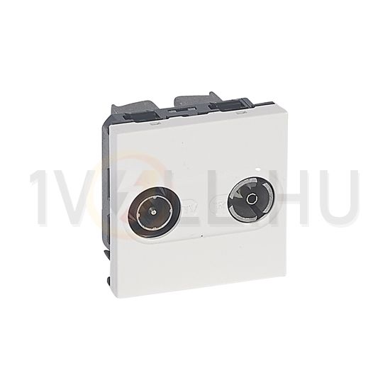 Mosaic antenna aljzat modul TV-R süllyesztett 2-kimenet átmenő 14dB/860MHz LEGRAND - 078787