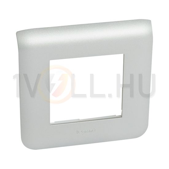 Mosaic keret 2 modulos 1-egység vízszintes műanyag alumínium kezeletlen LEGRAND - 79302L