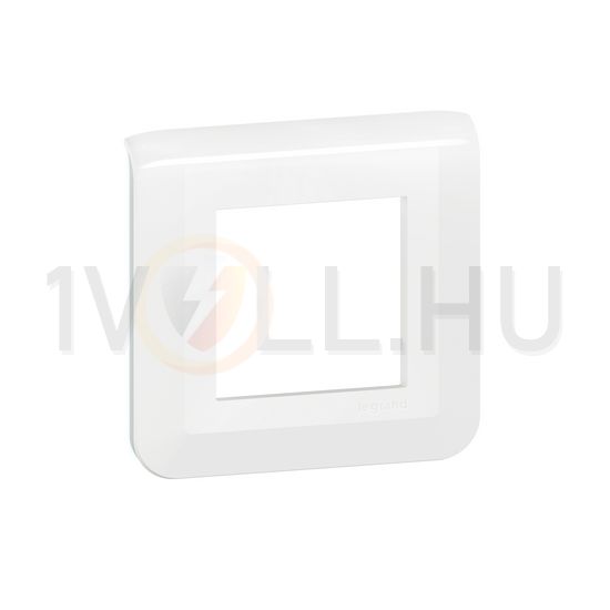 Mosaic keret 2 modulos 1-egység vízszintes műanyag fehér kezeletlen LEGRAND - 277802L